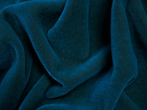 2 Yds Order Minimum Peacock Blue Genuine Mohair Velvet
