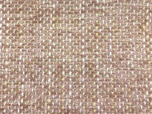 Load image into Gallery viewer, Crypton Stain Water Resistant Mid Century Modern Tweed Chenille Rose Pink Blush Red Upholstery Fabric RMCR VI