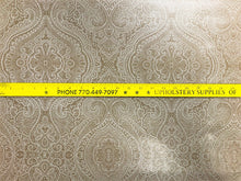 Load image into Gallery viewer, 1.5 Yds Lavender Lilac Brown Cowboy Floral Print Faux Leather Upholstery Vinyl