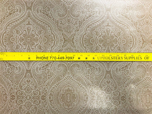 1.5 Yds Lavender Lilac Brown Cowboy Floral Print Faux Leather Upholstery Vinyl