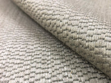 Load image into Gallery viewer, Luxury Designer Water &amp; Stain Resistant Woven Taupe Neutral Small Scale Linen Cotton Viscose MCM Mid Century Modern Upholstery Fabric