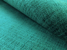 Load image into Gallery viewer, Designer Teal Blue Textured Velvet Upholstery Fabric