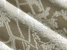Load image into Gallery viewer, Abstract Botanical Tree Pattern Greige Taupe Silver Upholstery Drapery Fabric