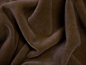 2 Yds Order Minimum Brown Genuine Mohair Velvet