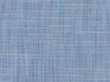 Load image into Gallery viewer, MCM Mid Century Modern Textured Tweed Stone Blue Cerulean Denim Navy Drapery Fabric