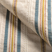 Load image into Gallery viewer, Lee Jofa Nautique Emb Fabric / Denim/Gold
