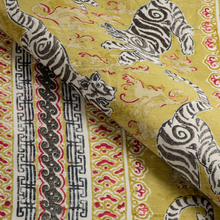Load image into Gallery viewer, Lee Jofa Bongol Print Fabric / Citrine