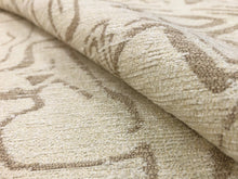 Load image into Gallery viewer, Kravet Design 34955-116 Water &amp; Stain Resistant Ivory Beige Abstract Chenille Upholstery Fabric