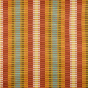 2 Colors Stripe Upholstery Fabric Orange Gray Gold / RMIL14