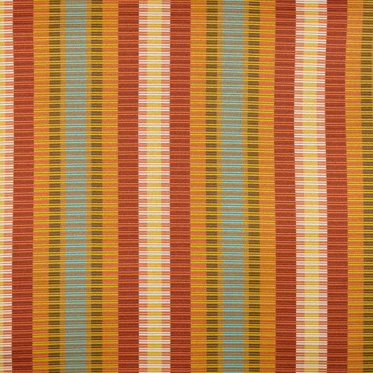 2 Colors Stripe Upholstery Fabric Orange Gray Gold / RMIL14