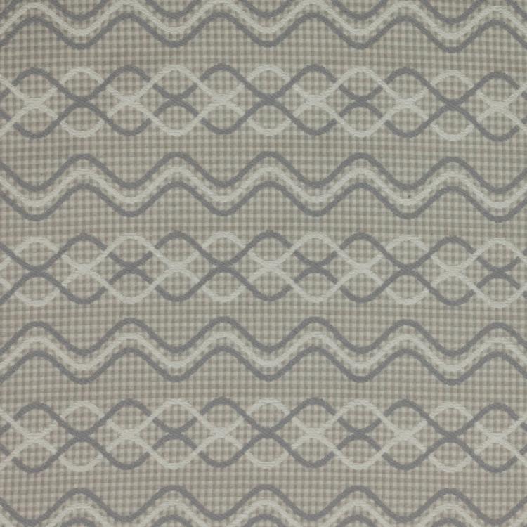 Glenwick Beige Neutral Taupe Geometric Upholstery Fabric / Flax