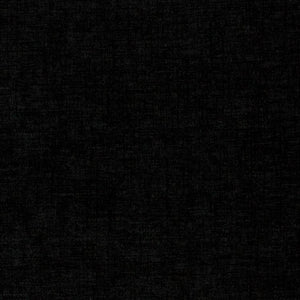 Plush Chenille Upholstery Fabric Black / Onyx