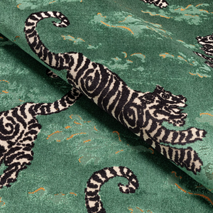 Lee Jofa Bongol Velvet Fabric / Jade