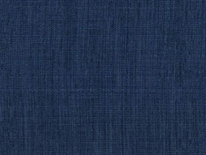 Light Dimming Silver Navy Teal Blue Smooth Stripe Tweed MCM Mid Century Modern Drapery Fabric RM-Classic