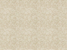 Load image into Gallery viewer, Linen Cotton Metallic Beige Oatmeal Gold Abstract Embroidered Upholstery Drapery Fabric