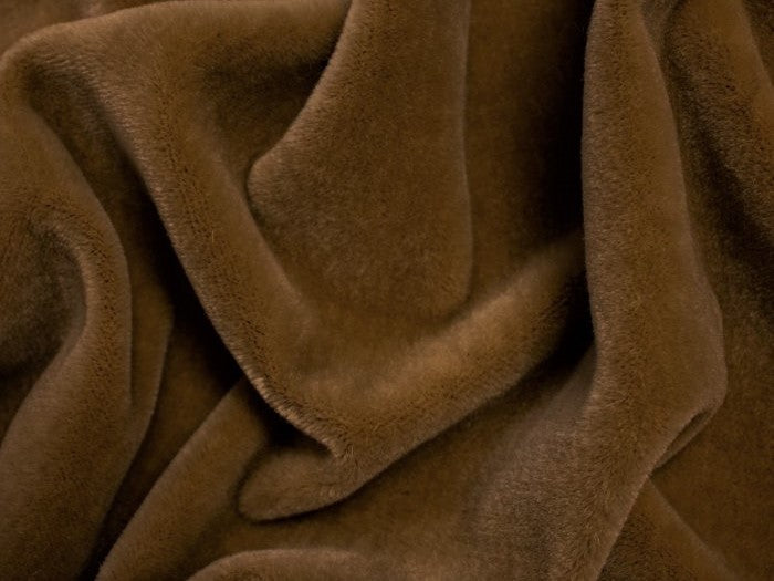 2 Yds Order Minimum Chestnut Brown Genuine Mohair Velvet