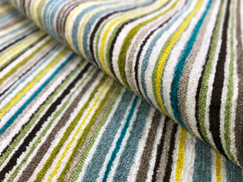 Romo Black Edition Zella Agate Yellow Olive Green Aqua Turquoise Blue Teal White Black Brown Velvet Upholstery Fabric
