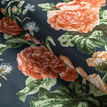 Load image into Gallery viewer, Lee Jofa Upton Cotton Fabric / Navy/Coral