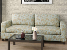 Load image into Gallery viewer, Heavy Duty Floral Seafoam Blue Beige Green Upholstery Drapery Fabric