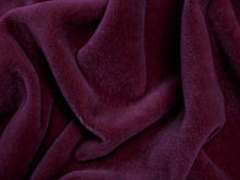 Load image into Gallery viewer, 2 Yds Order Minimum Plum Purple Genuine Mohair Velvet