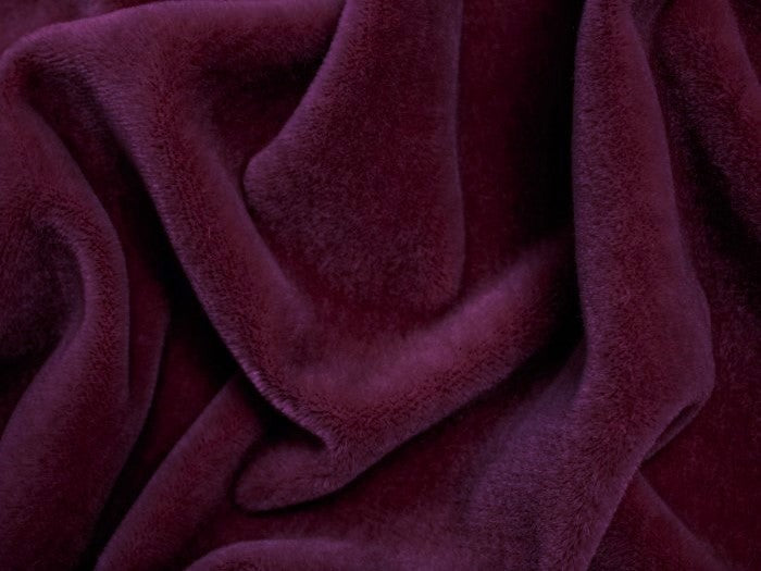 2 Yds Order Minimum Plum Purple Genuine Mohair Velvet