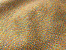 Load image into Gallery viewer, Water &amp; Stain Resistant Teal Green Purple Red MCM Tweed Upholstery Fabric