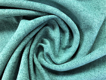 Load image into Gallery viewer, Designer Aqua Blue Textured Chenille Upholstery Fabric