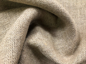 Linen Flax Rustic Beige Uph Fabric, Fabric Bistro