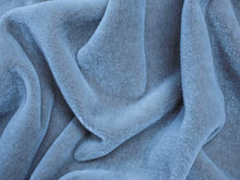 Load image into Gallery viewer, 2 Yds Order Minimum Stone Blue Genuine Mohair Velvet