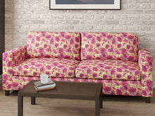 Load image into Gallery viewer, Heavy Duty Purple Magenta Pink Green Black Floral Upholstery Drapery Fabric