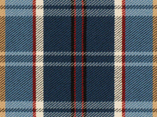 Load image into Gallery viewer, Stain Resistant Navy Blue Wine Red Beige Teal Green Cream Tartan Plaid Upholstery Drapery Fabric