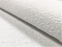 Load image into Gallery viewer, Designer Water Resistant White Textured MCM Upholstery Fabric
