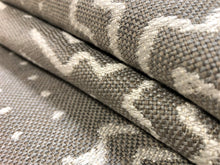 Load image into Gallery viewer, Holland and Sherry Acacia Water &amp; Stain Resistant Indoor Outdoor Taupe Beige Tribal Ethnic Abstract Upholstery Drapery Fabric
