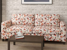 Load image into Gallery viewer, Heavy Duty Beige Cream Orange Brown Magenta Grey Floral Upholstery Drapery Fabric