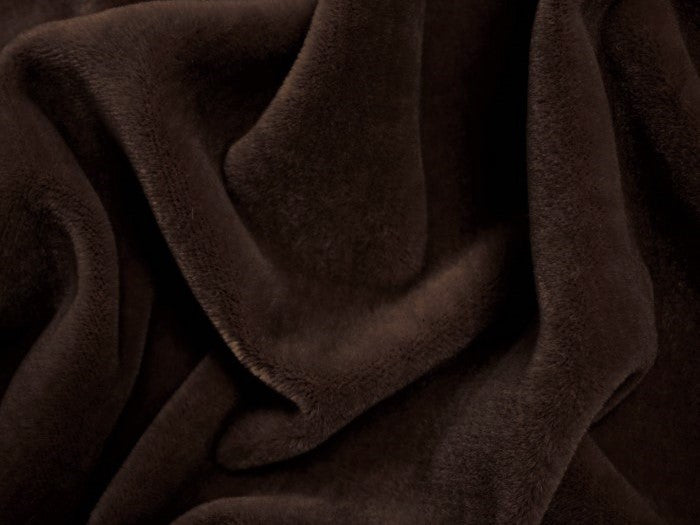 2 Yds Order Minimum Chocolate Brown Genuine Mohair Velvet