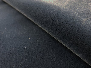 Heavy Duty Faux Mohair MCM Mid Century Modern Charcoal Gray Velvet Upholstery Fabric