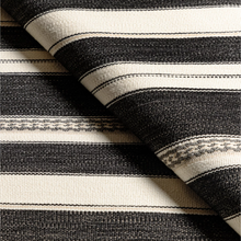 Load image into Gallery viewer, Lee Jofa Entoto Stripe Fabric / Ivory/Black