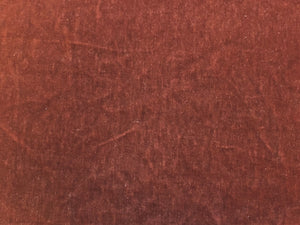 Caramel Brown Mohair Velvet Mid Century Modern Upholstery Fabric