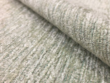 Load image into Gallery viewer, Perennials Fairhaven Patina Plush Chenille Textured Sage Green Seafoam Beige Indoor Outdoor Water Resistant Upholstery Fabric