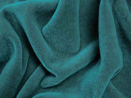 2 Yds Order Minimum Spruce Blue Genuine Mohair Velvet