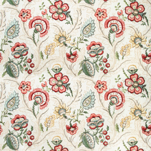 Load image into Gallery viewer, Lee Jofa Wimberly Print Fabric / Berry/Gold