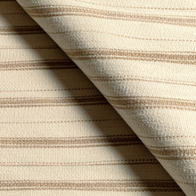Load image into Gallery viewer, Lee Jofa Meeker Stripe Fabric / Flax