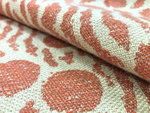 Load image into Gallery viewer, Donghia Moxie Coral Beige 10277-006 Tribal Ethnic Sunbrella Indoor Outdoor Water &amp; Stain Resistant Abstract Upholstery Drapery Fabric