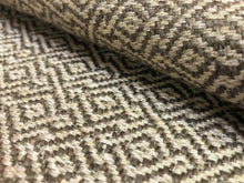 Load image into Gallery viewer, Schumacher Mamet Barley Linen Cotton Blend Geometric Beige Taupe Neutral Woven Tweed Upholstery Fabric
