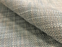 Load image into Gallery viewer, Designer Grey White Steel Blue MCM Tweed Upholstery Drapery Fabric