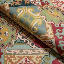 Load image into Gallery viewer, Lee Jofa Batangas Print Fabric / Red/Multi