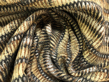 Load image into Gallery viewer, Designer Tribal Ethnic African Pattern Charcoal Black Beige Brown Cream Upholstery Fabric