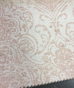 3 Colorways Damask Upholstery Fabric Blush Cream Gray Green
