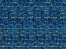 Load image into Gallery viewer, Designer Heavy Duty Royal Blue Bronze Gold Abstract Cut Velvet Upholstery Fabric
