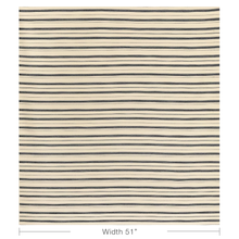 Load image into Gallery viewer, Lee Jofa Meeker Stripe Fabric / Black